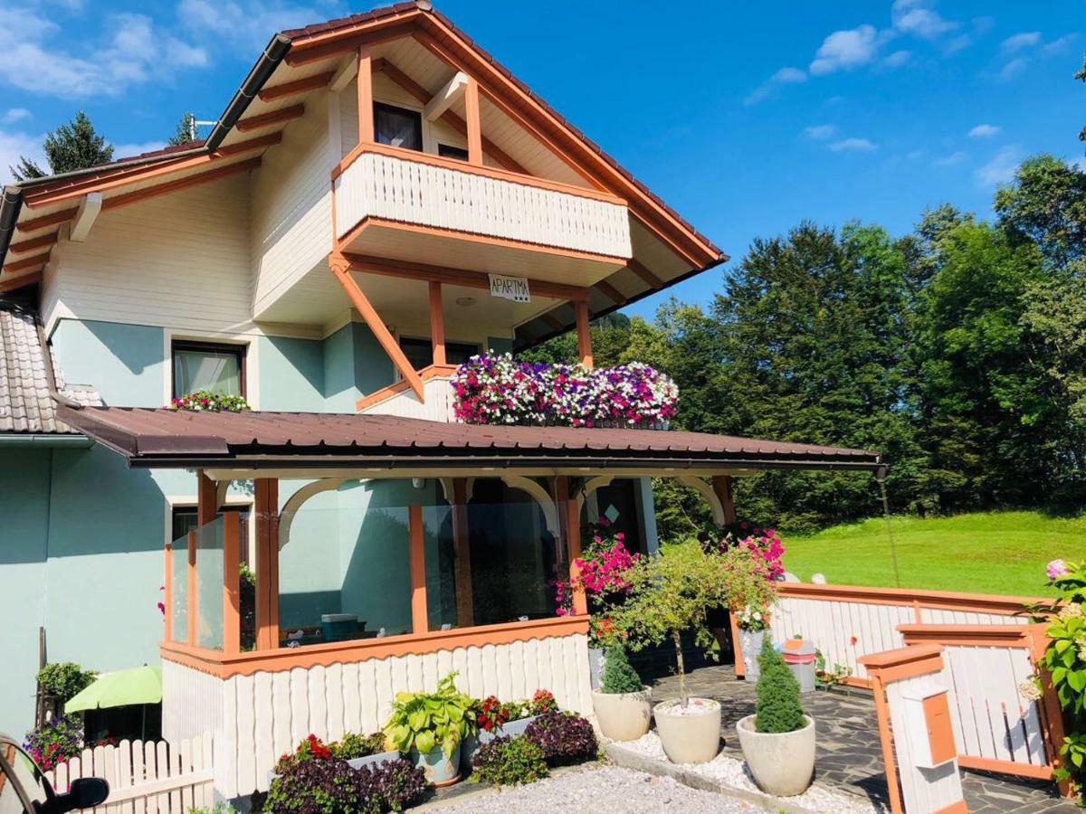 Apartma Eržen Zgornje Gorje Exteriér fotografie